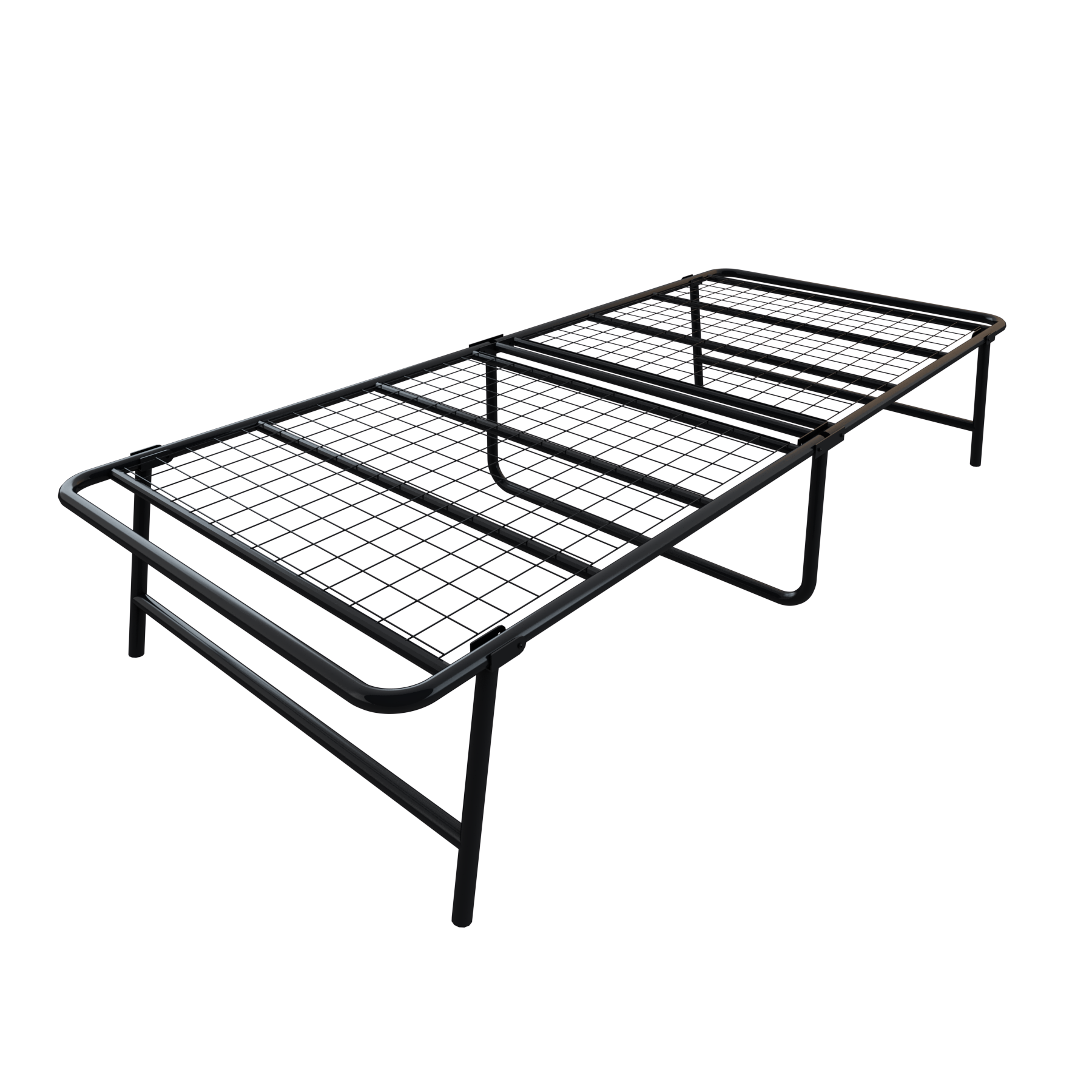 Homdec Aquila Folding Small Single Bed in Black