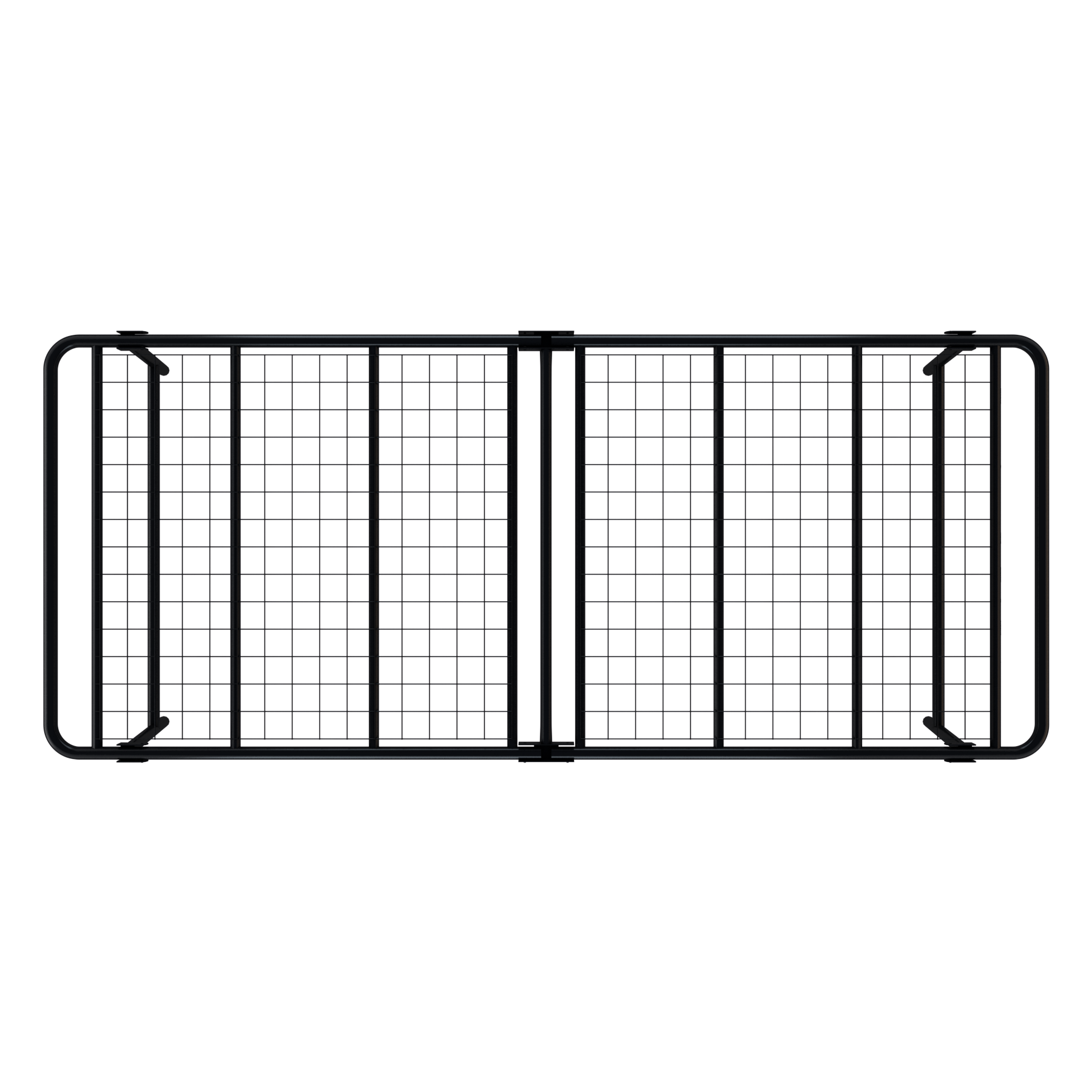 Homdec Aquila Folding Small Single Bed in Black