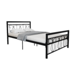Homdec Lyra Double Metal Bed