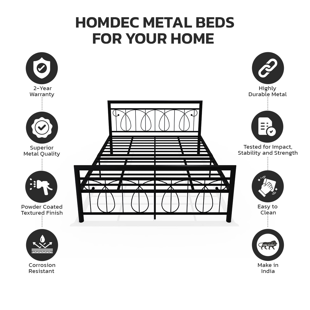 Homdec Hercules Queen Size Bed Homdec Hercules Queen Size Bed