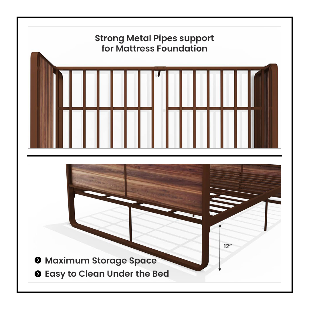 Homdec Hercules Queen Size Bed