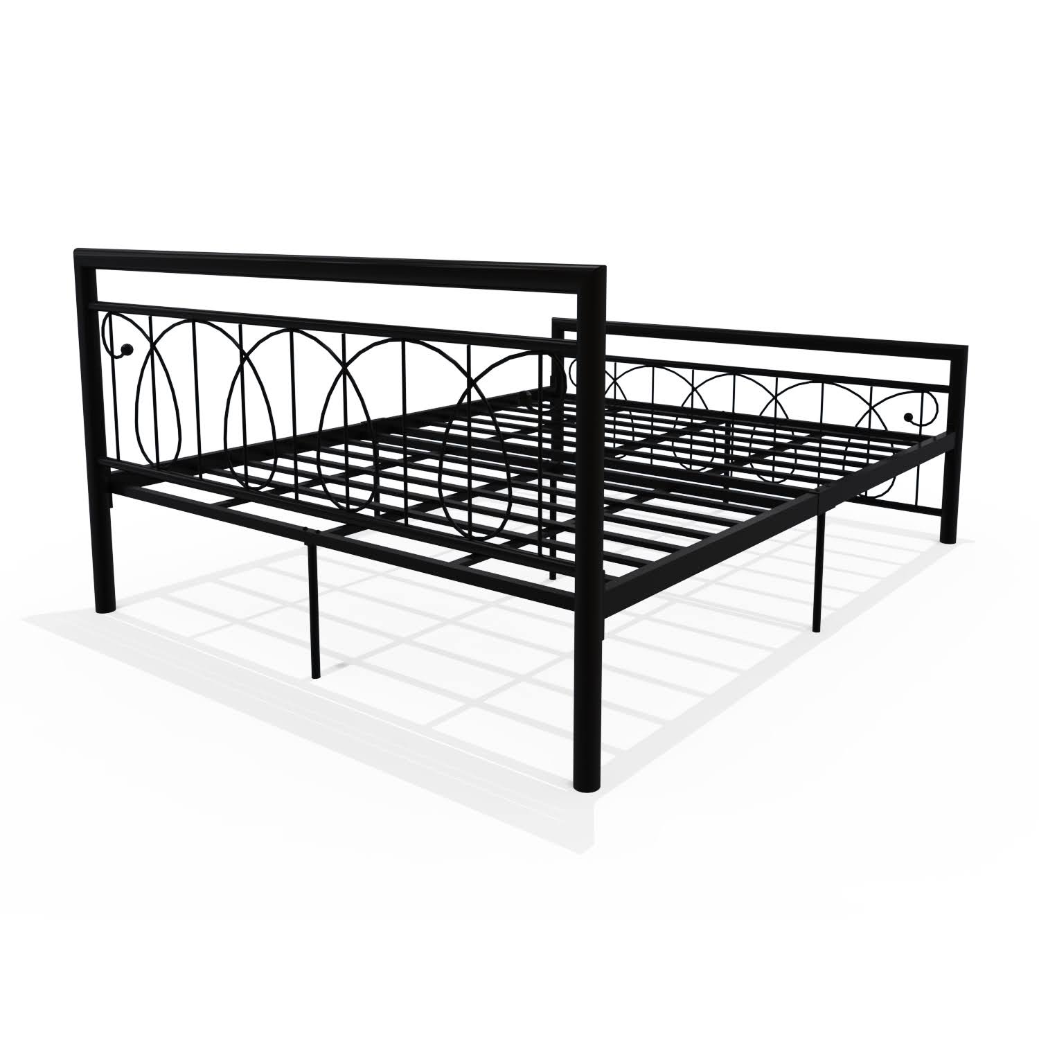 Homdec Lyra Queen Size Metal Bed Homdec Lyra Queen Size Metal Bed