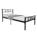 Homdec Carina Single Metal Bed