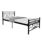 Homdec Auriga Single Metal Bed