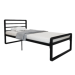 Homdec Leo Single Metal Bed