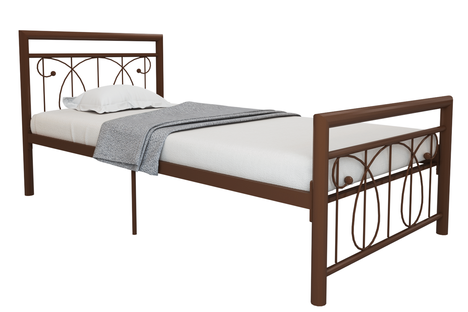 Homdec Lyra Single Metal Bed