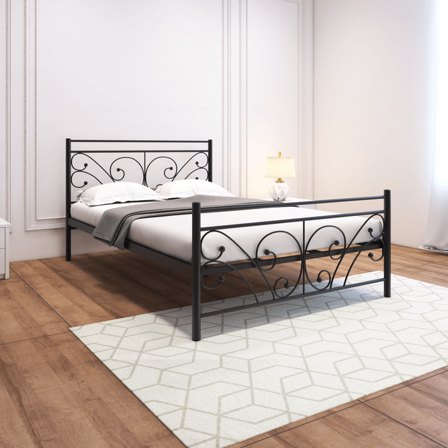 Homdec Auriga Double Metal Bed