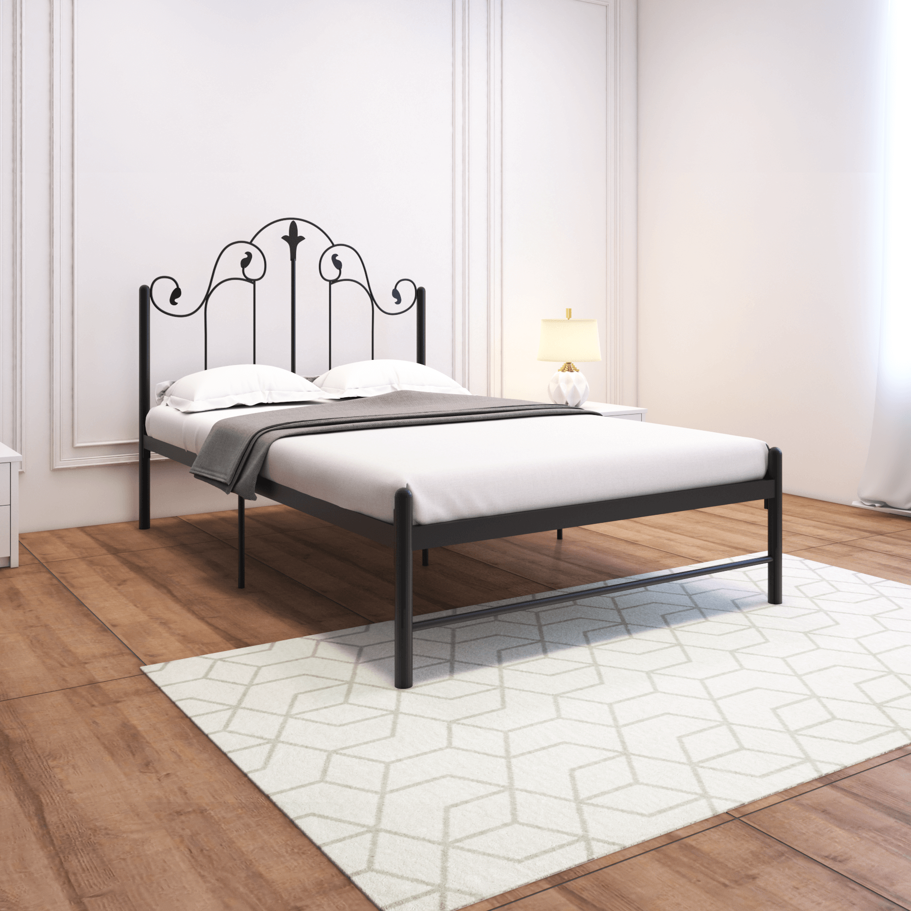 Homdec Pavo Double Metal Bed