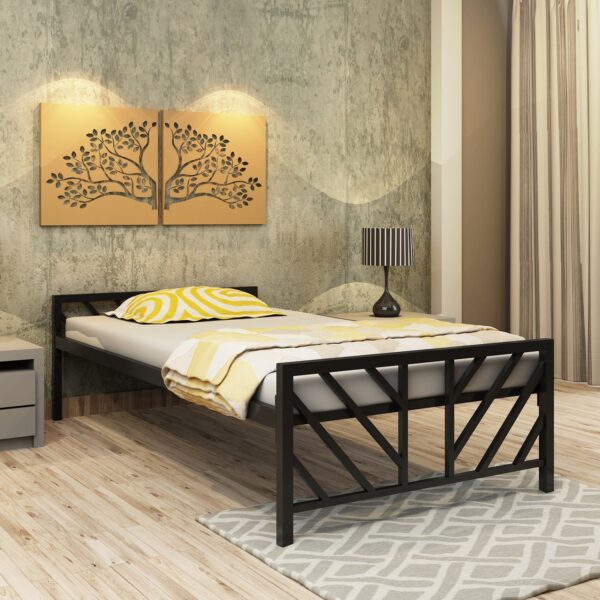 Homdec Orion Metal Foldable Single Bed Online