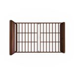 Homdec Vega Metal Double Bed Brown