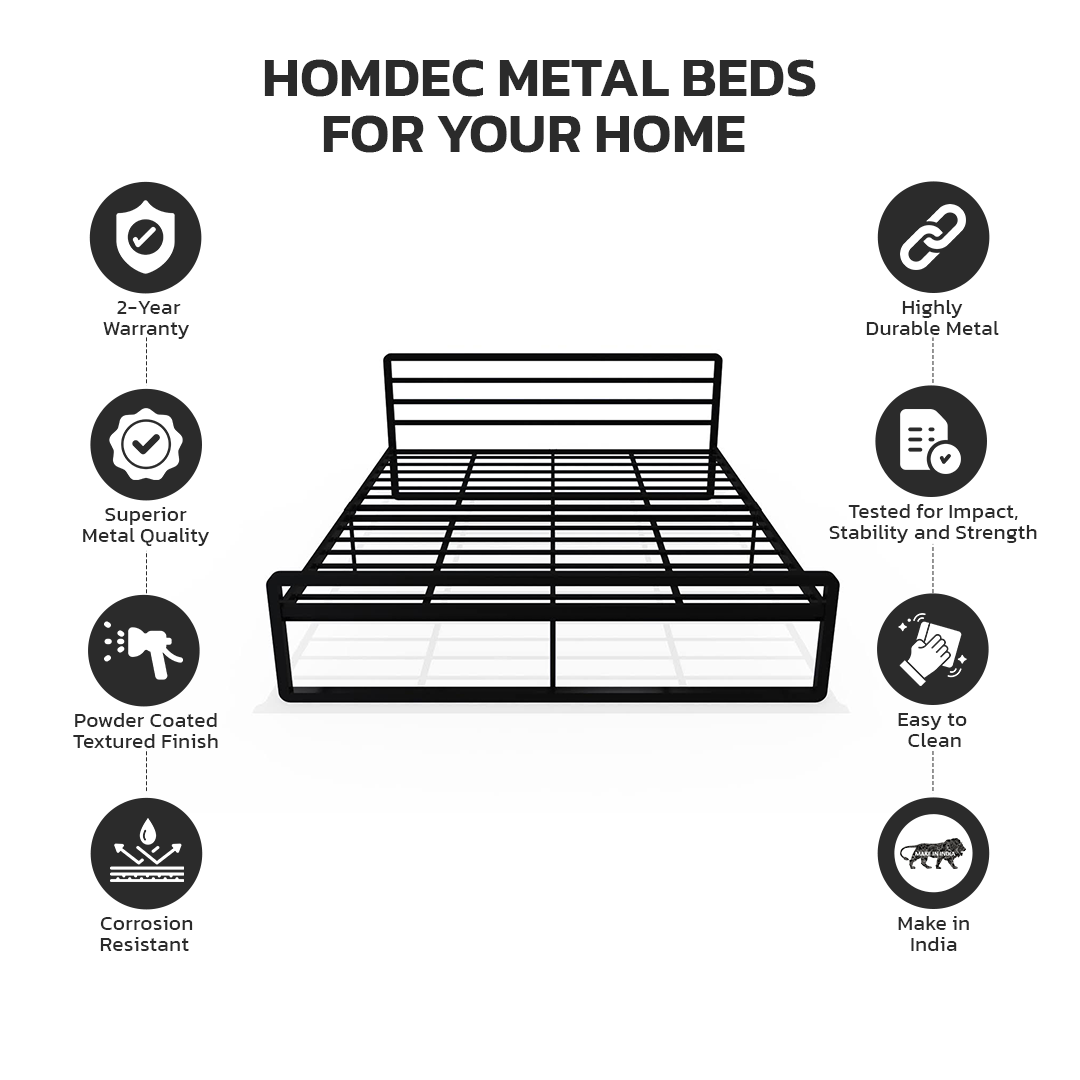 Homdec Hercules King Size Bed