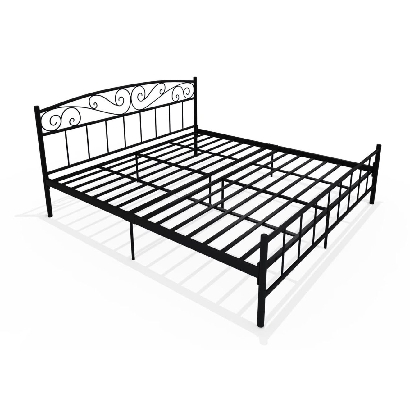 Buy Antila Heavy Duty King Size Metal Frame Bed Homdec