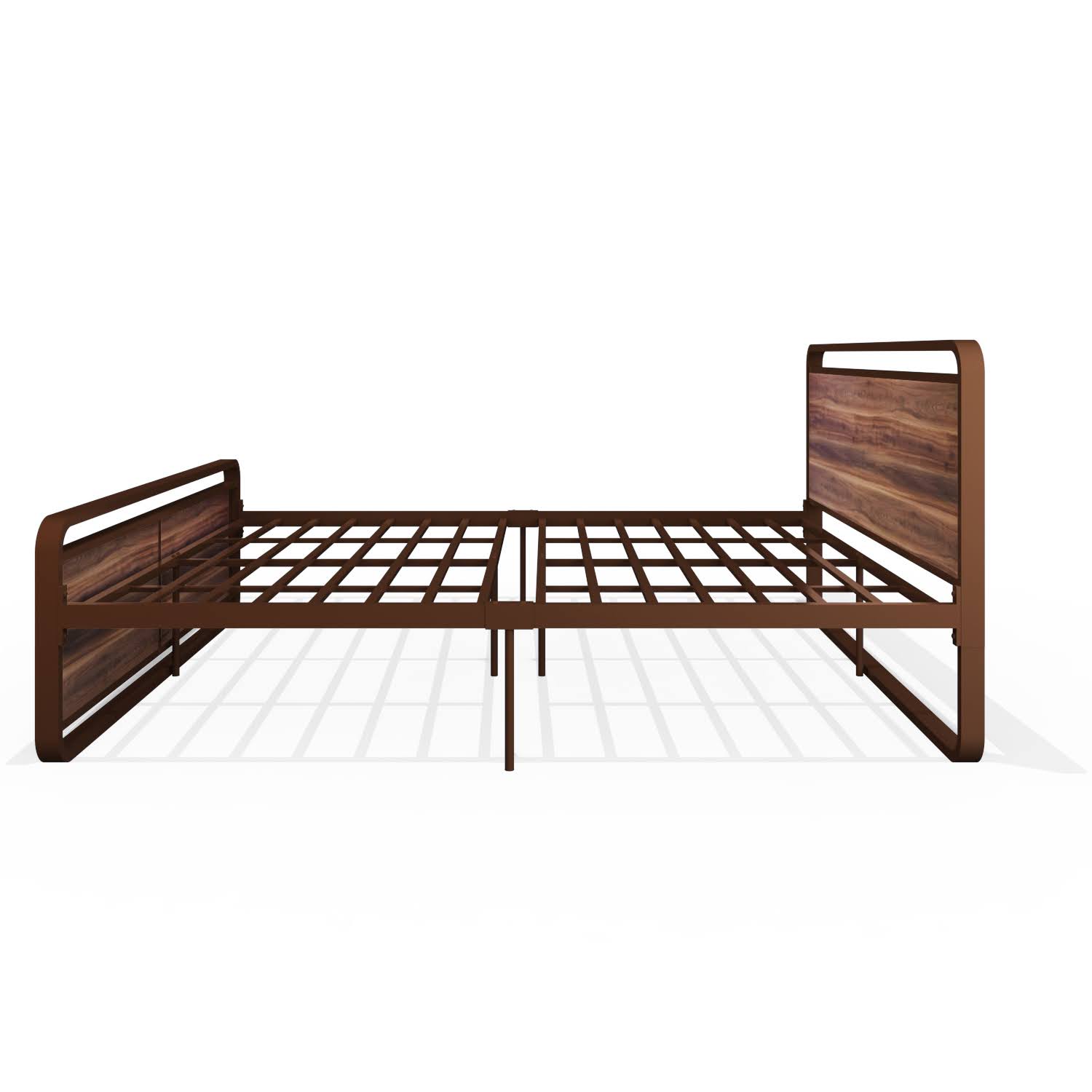 Homdec Vega Queen Size Bed Brown