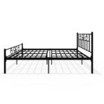 Homdec Dorado Queen Size Metal Bed Black Homdec Dorado Queen Size Metal Bed Black