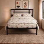 Homdec Ursa Queen Size Metal Bed