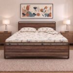 Homdec Vega King Size Metal Bed