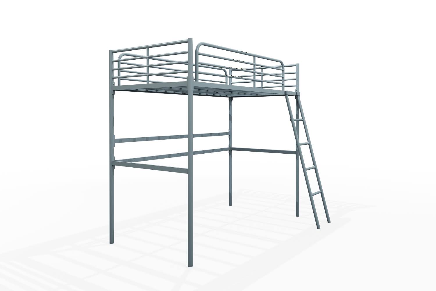 Homdec Cepheus Metal Loft Bed 1