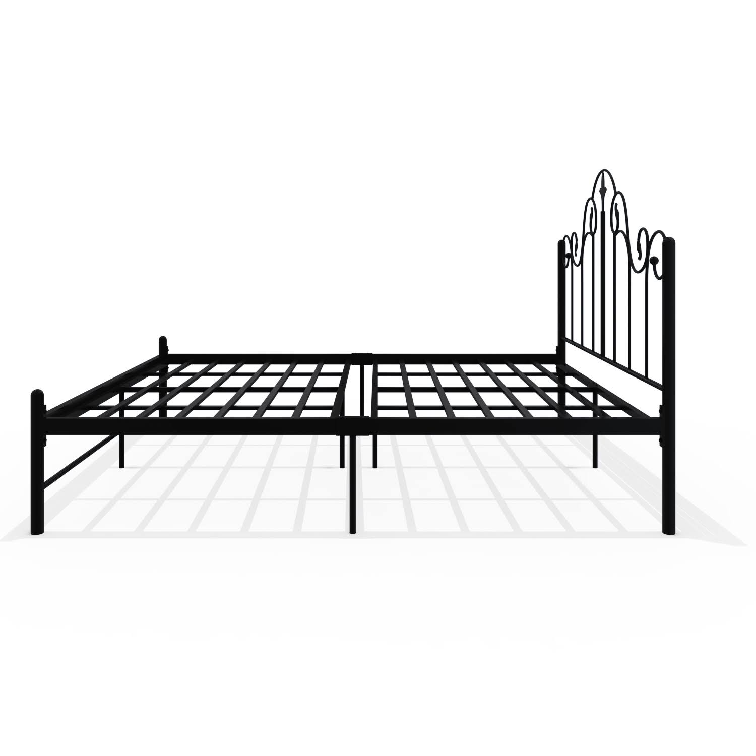 Homdec Pavo Queen Size Metal Bed