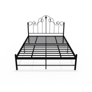 Homdec Pavo Queen Size Metal Bed