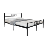 Homdec Carina Queen Size Metal Bed