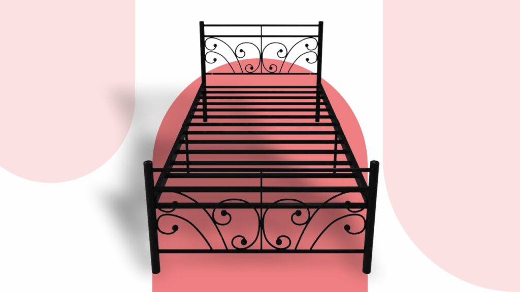 Homdec Auriga Metal Platform Bed