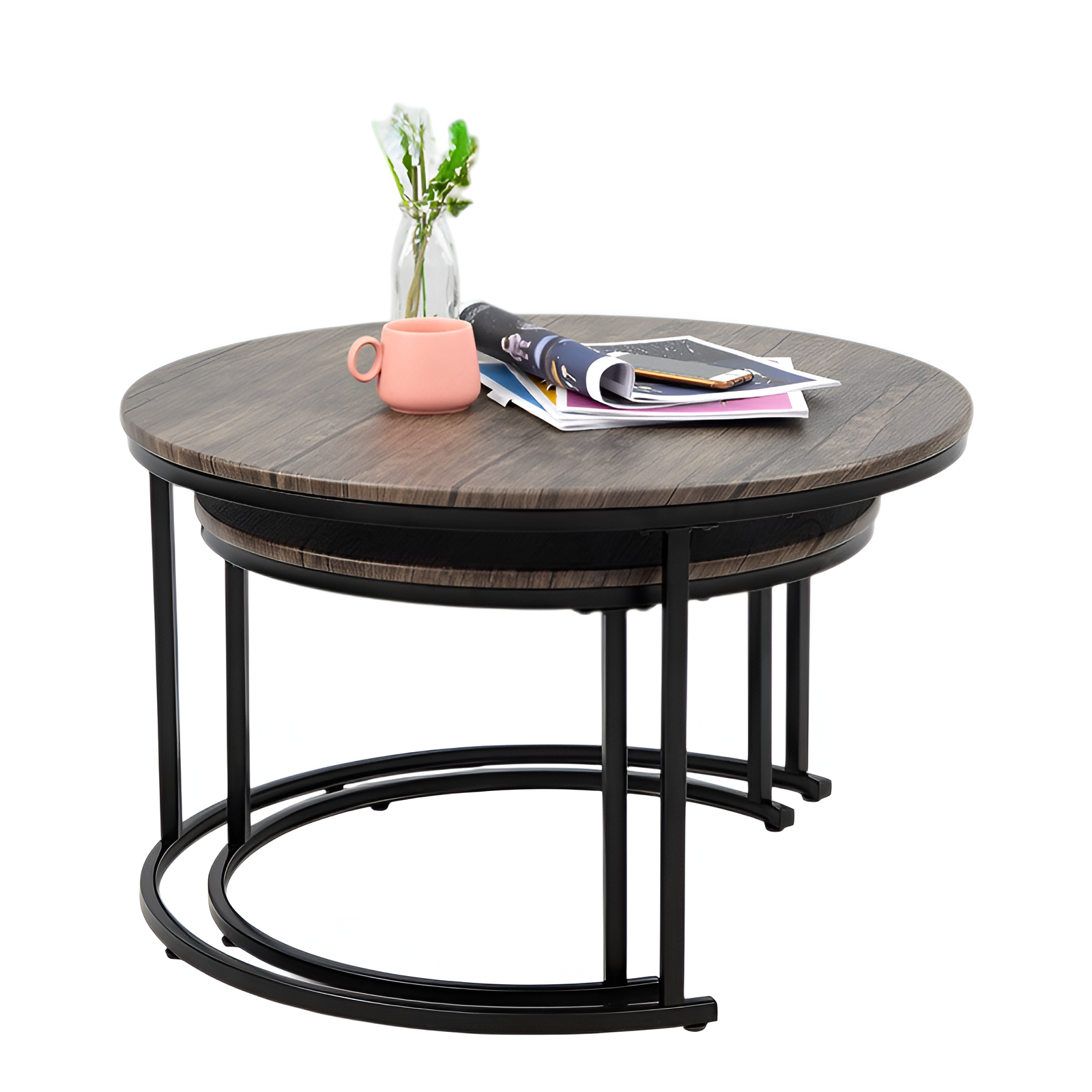 Solid Wood Wrought Iron Centre Table Solid Wood Wrought Iron Centre Table
