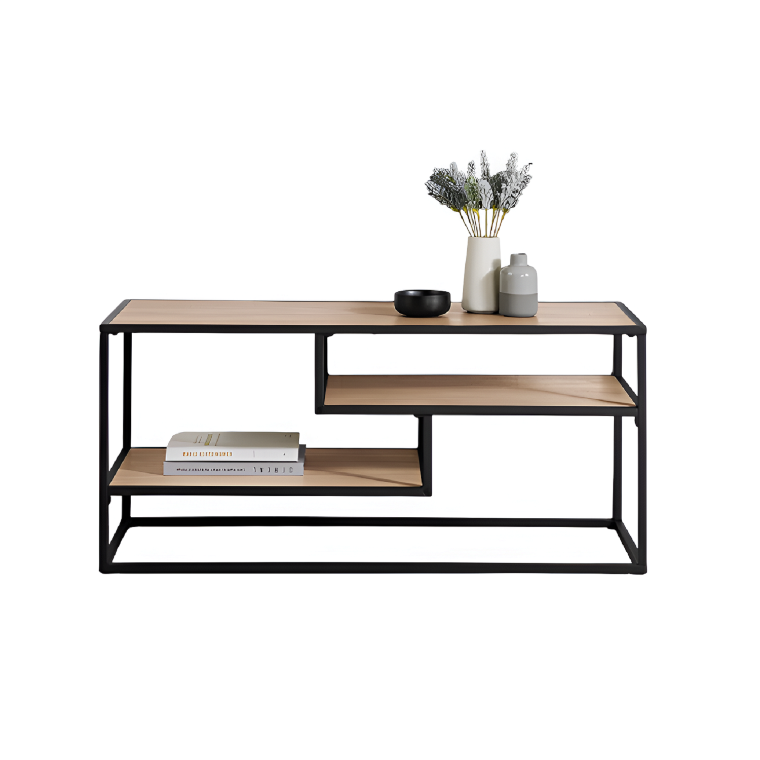 Engineering Wood and Metal TV Unit