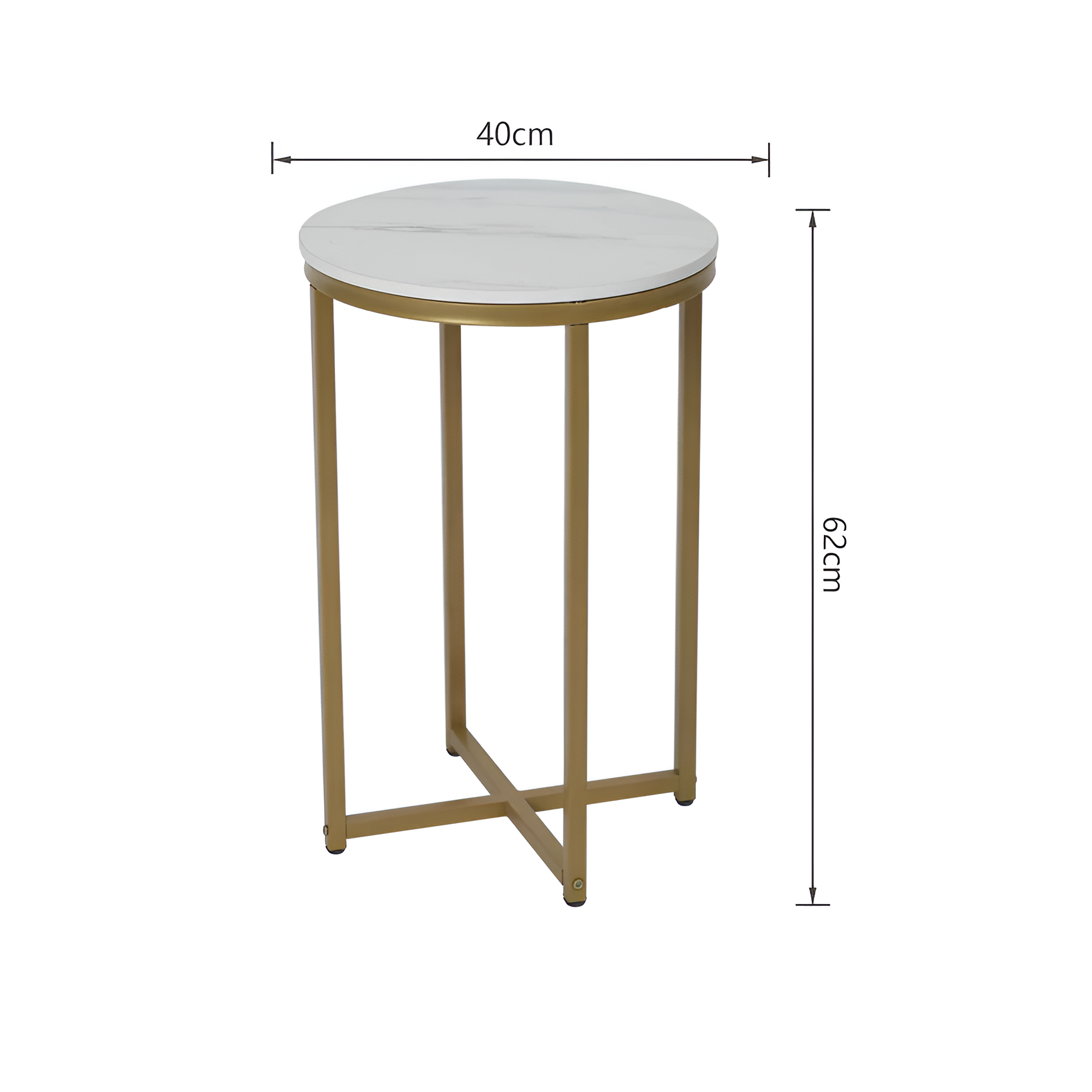 Buy Metal and Wood Round End Table Online Buy Metal and Wood Round End Table Online