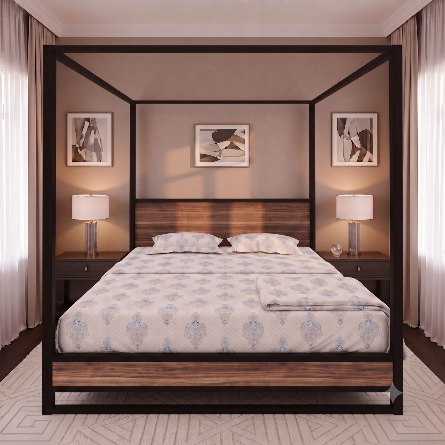 Gemini Queen Bed 1