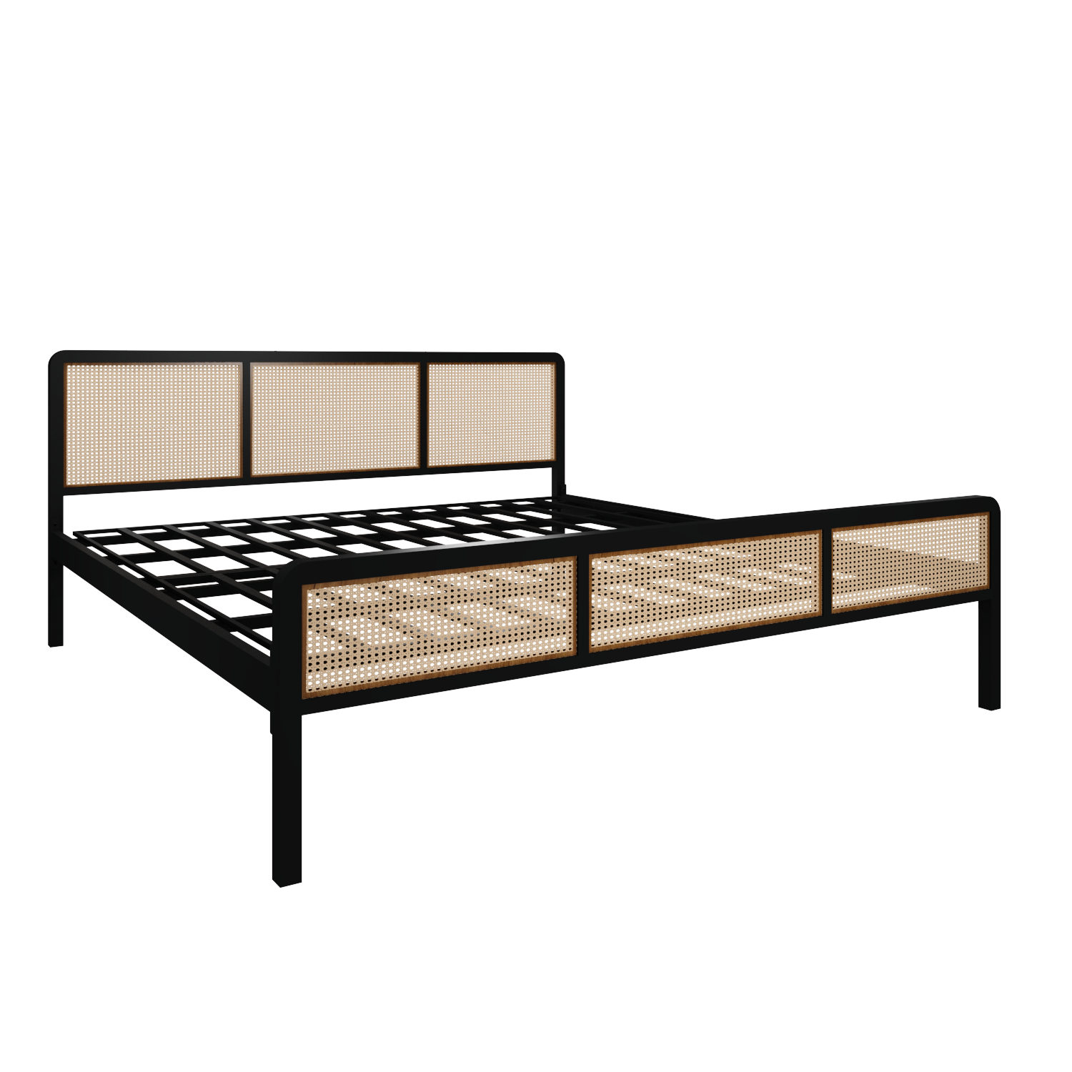 Homdec Capella Cane King Size Bed Homdec Capella Cane King Size Bed
