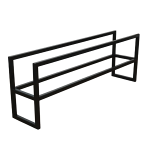 Homdec Altair Metal Shoe Stand in Black