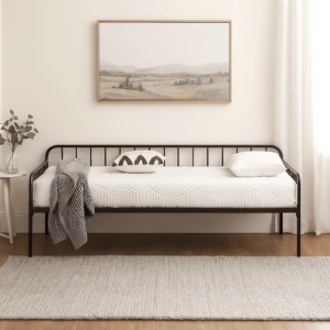 Homdec Elara Day Bed With Elegant Headboard