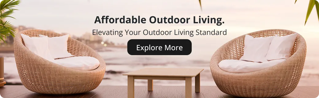Affordable Outdoor Living.