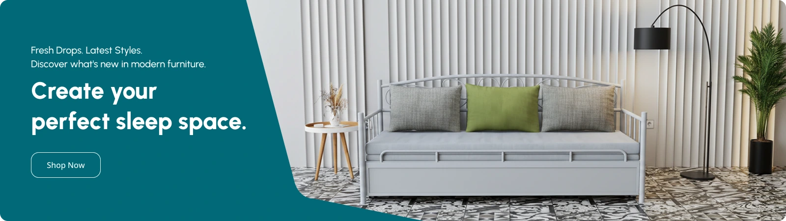 Create your perfect sleep space. Create your perfect sleep space.