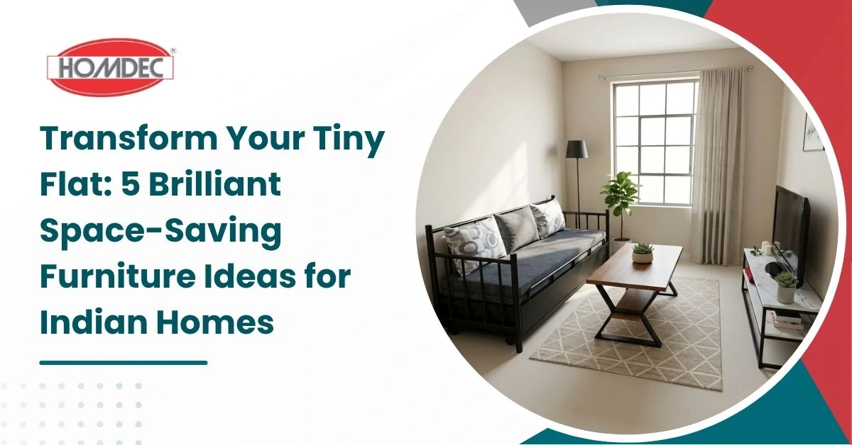Transform Your Tiny Flat: 5 Brilliant Space-Saving Furniture Ideas for Indian Homes